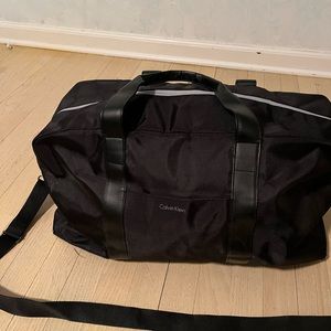 Calvin Klein gym bag/duffel bag/carryon bag